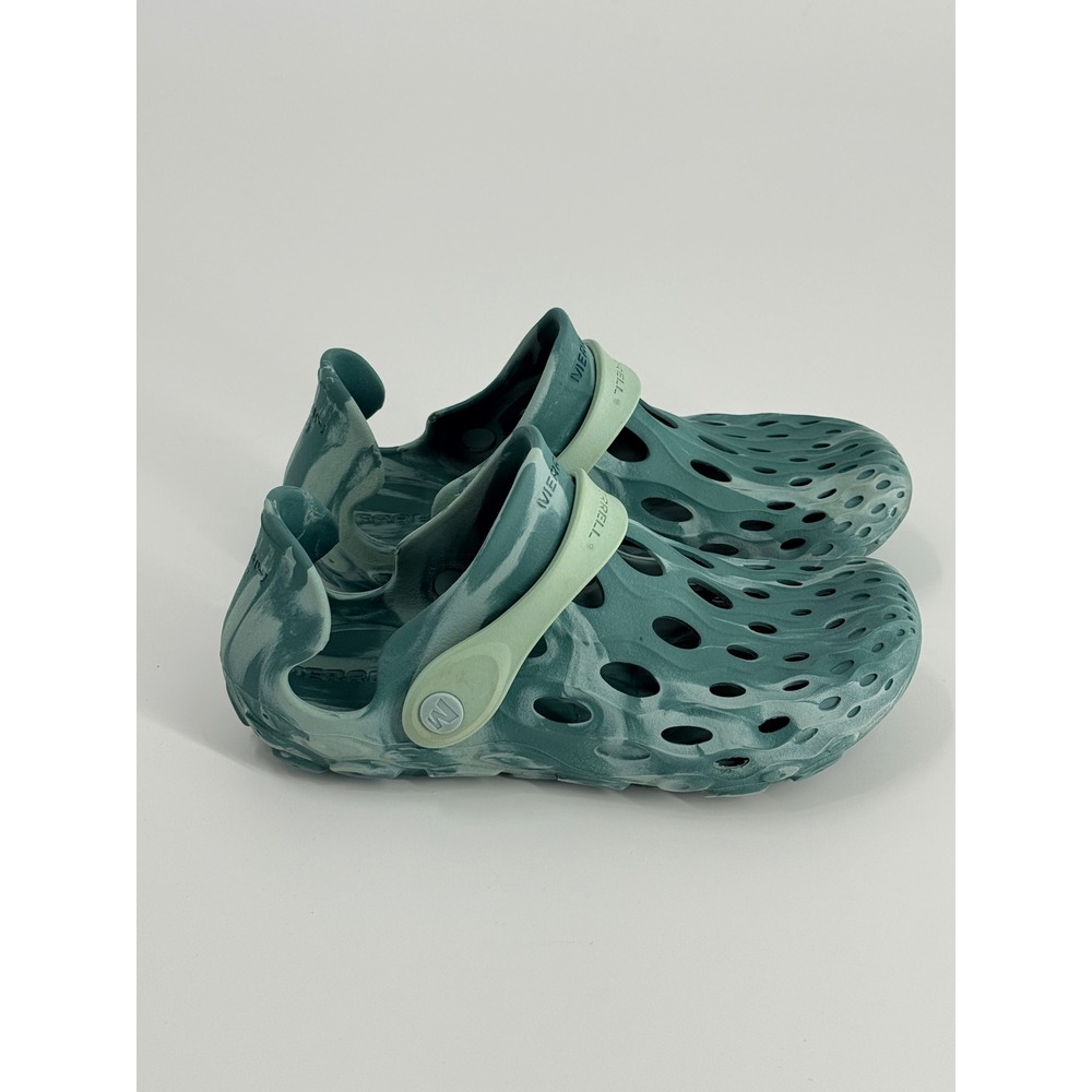 Merrell Hydro Moc Kids Size 3 Teal Marbled Water Shoes MRS-1480-1